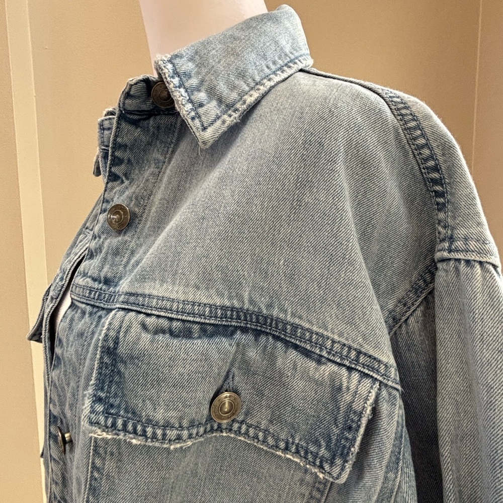 Aerie Blue Jean Jacket - Picture 2 of 4